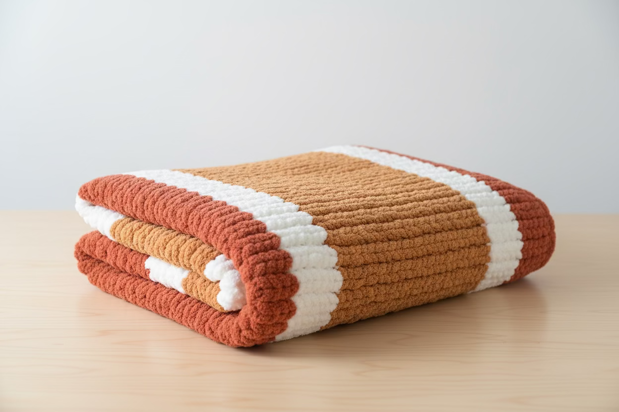 Customized Chunky Knit Blanket