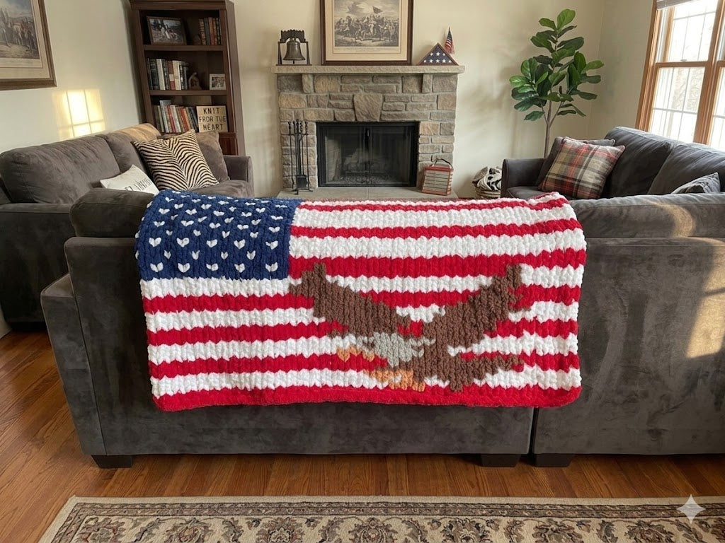 Fourth Of July Chunky Blanket