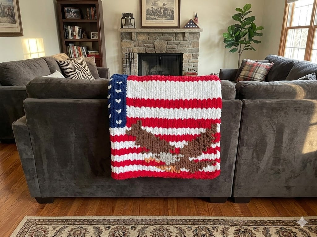 Fourth Of July Chunky Blanket